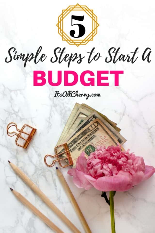 5 simple steps to start a budget
