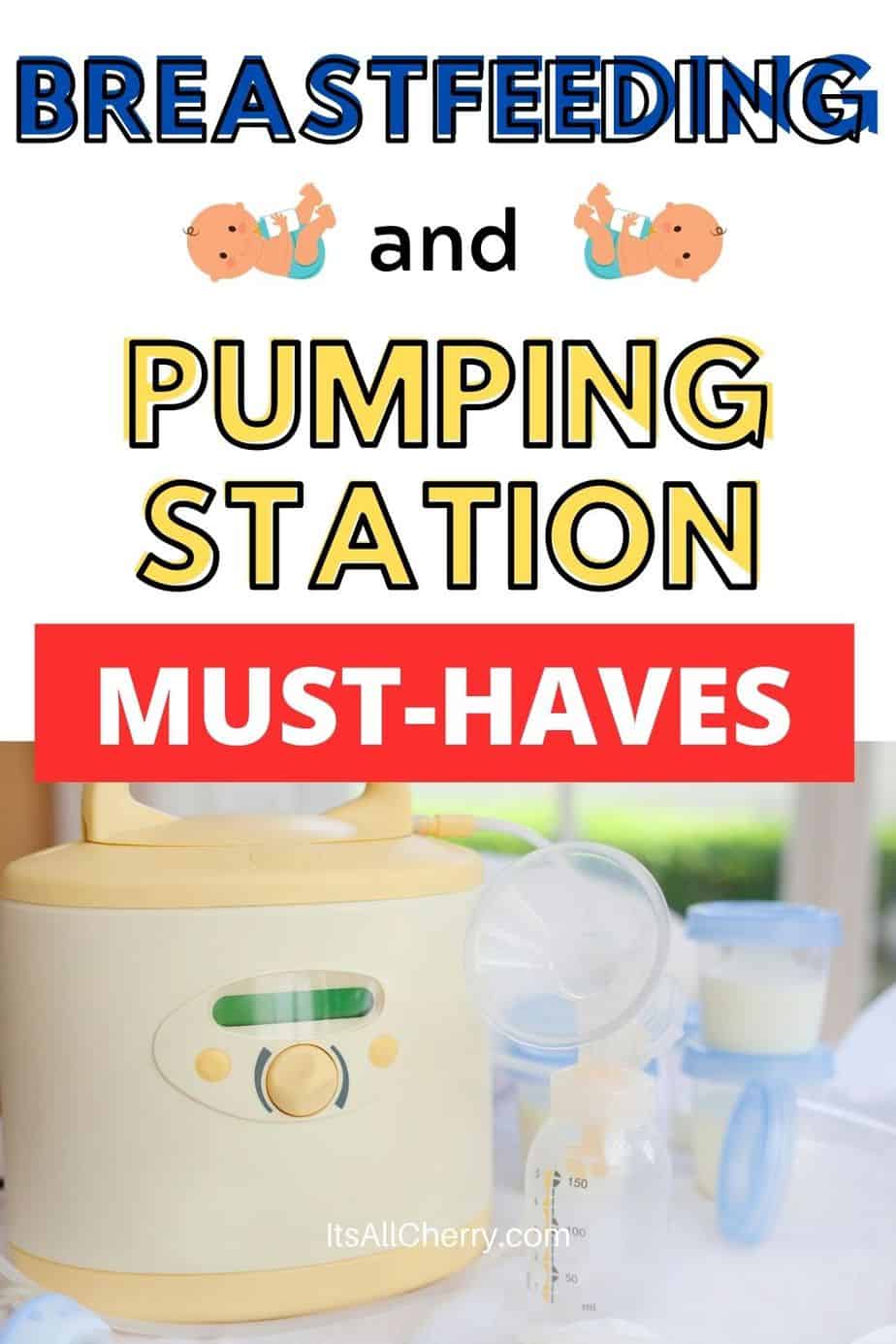 6 Breastfeeding And Pumping Station Must-Haves (for Small Spaces)